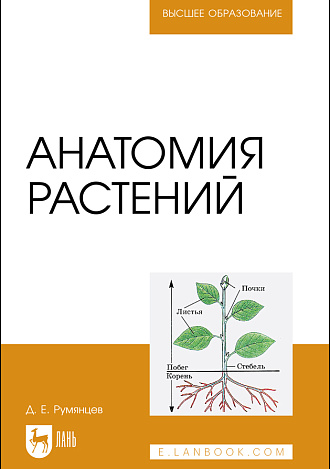 Анатомия растений, Румянцев Д. Е., Издательство Лань.