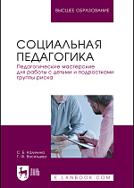 Социальная педагогика. Педагогические мастерские для работы с детьми и подростками группы риска, Калинина С. Б., Васильева Г. Ф., Издательство Лань.