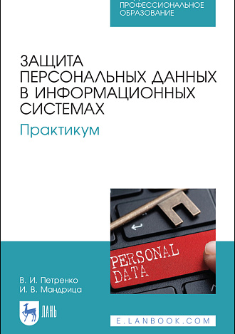 Защита персональных данных в информационных системах. Практикум, Петренко В. И., Мандрица И. В., Издательство Лань.